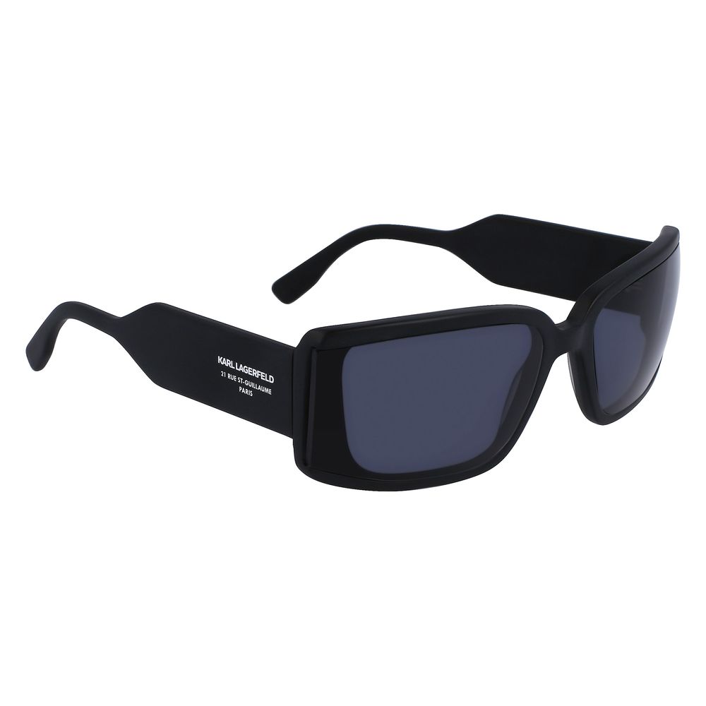 Schwarze Acetat-Sonnenbrille