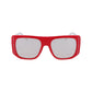 Fuchsiafarbene Sonnenbrille mit Spritzguss