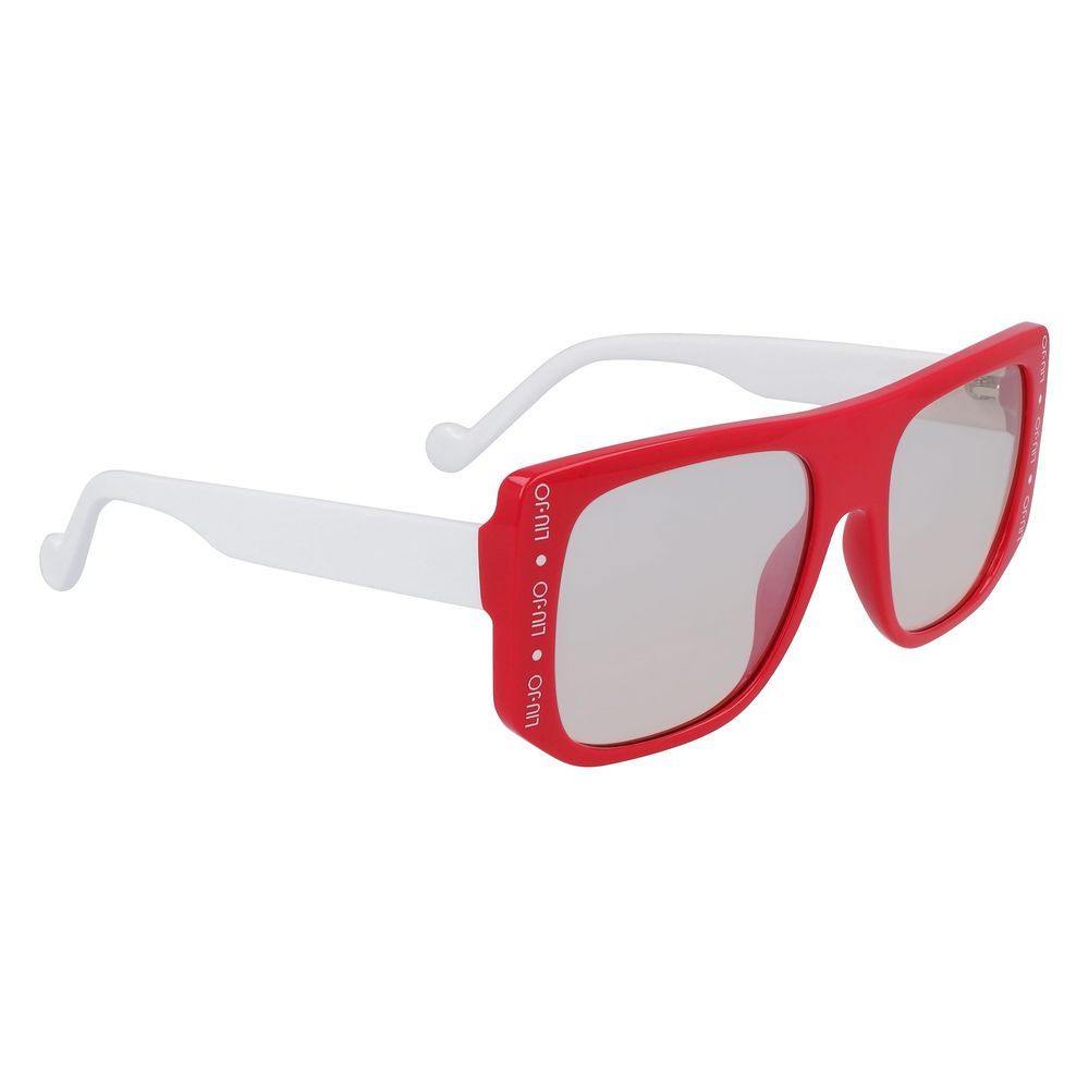 Fuchsiafarbene Sonnenbrille mit Spritzguss