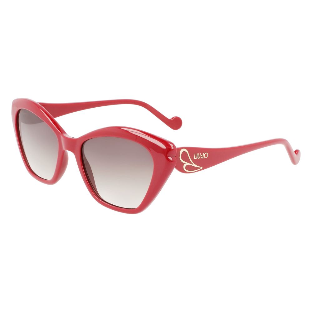 Rote Sonnenbrille mit Spritzguss-Optik