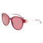 Rote Sonnenbrille mit Spritzguss-Optik