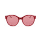 Rote Sonnenbrille mit Spritzguss-Optik