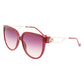 Rote Sonnenbrille mit Spritzguss-Optik