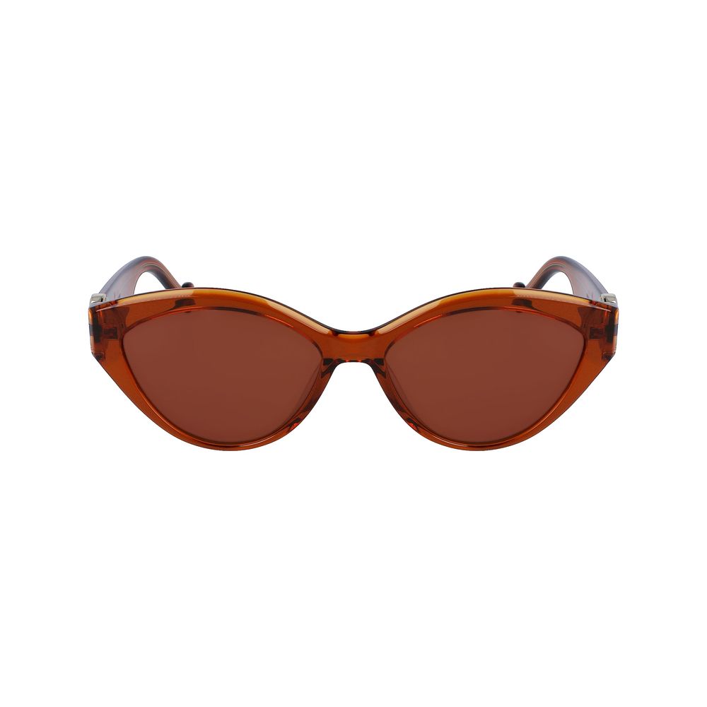 Braune Acetat-Sonnenbrille