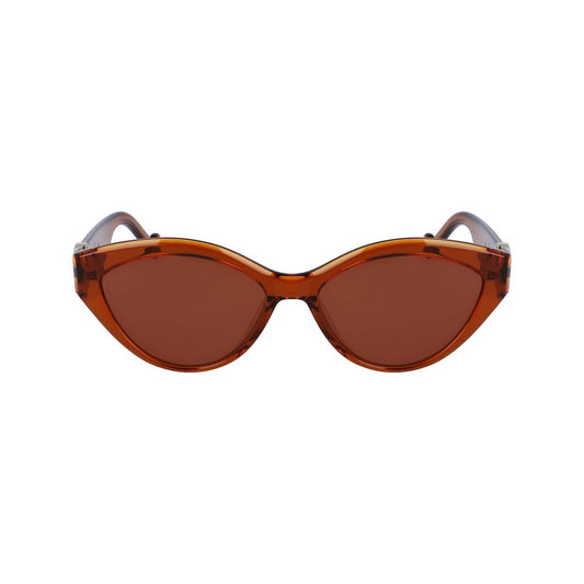 Braune Acetat-Sonnenbrille