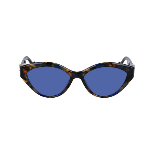 Occhiali da sole in acetato blu