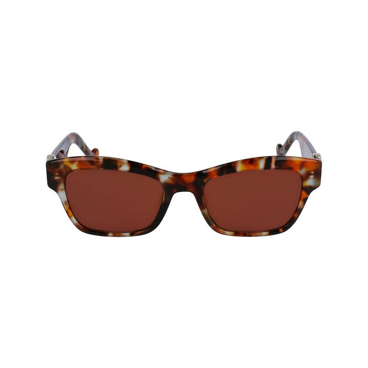 Braune Acetat-Sonnenbrille