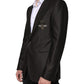 Black Bee Wool Single Breasted Formal Blazer