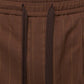 Braune Streifen Skinny Herren Anzughose