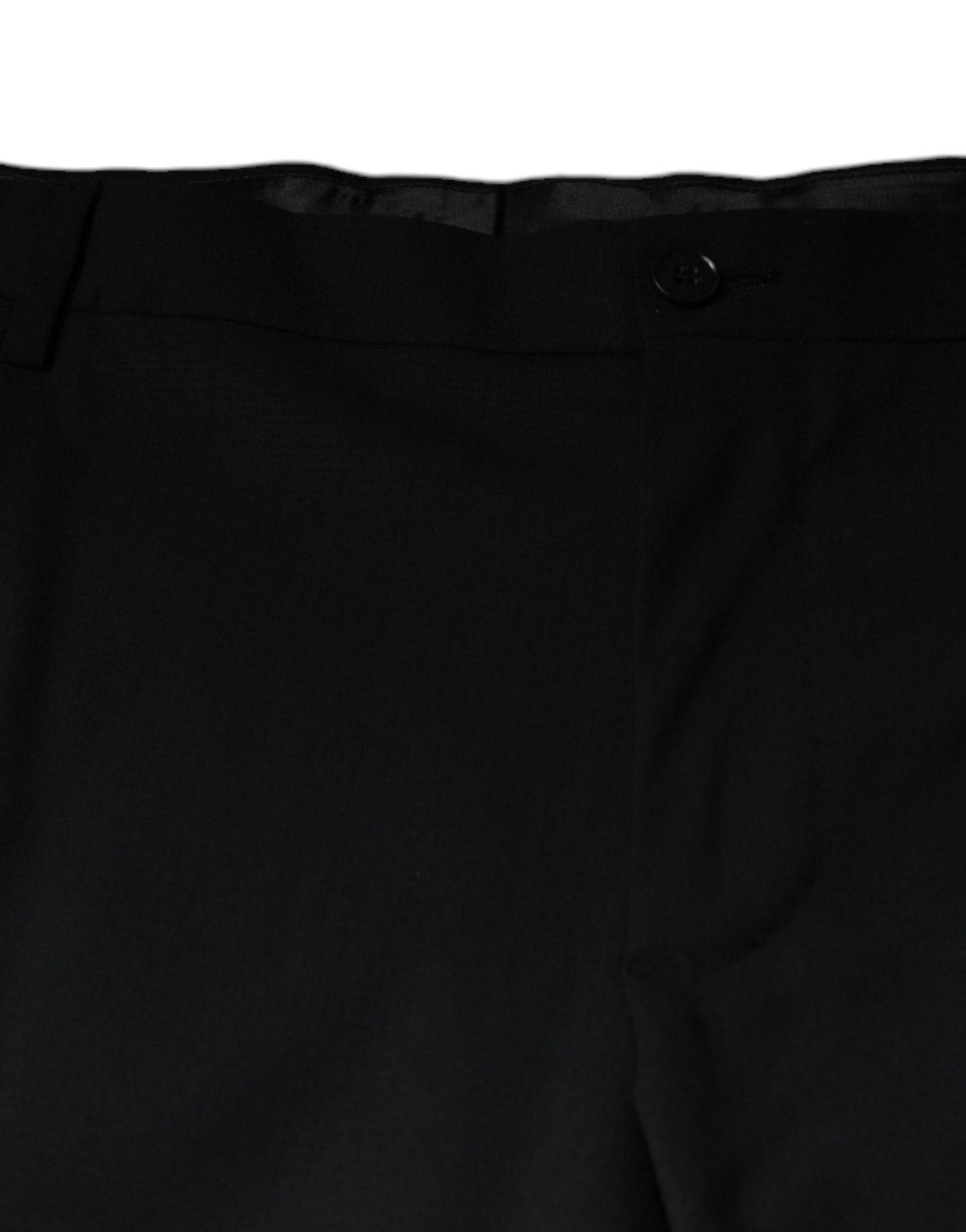 Schwarze Anzughose aus Wolle für Herren