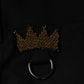 Schwarze Anzughose aus Baumwolle von Crown