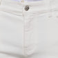 Weiße Skinny Slim Jeans aus Baumwolle für Herren