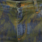 Blaue Slim Fit Jeans aus Baumwoll-Dye