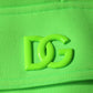 Neongrüne Cargo-Jogginghose aus Polyester