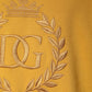 Senfgelbes DG-Sweatshirt mit Kapuze für Herren