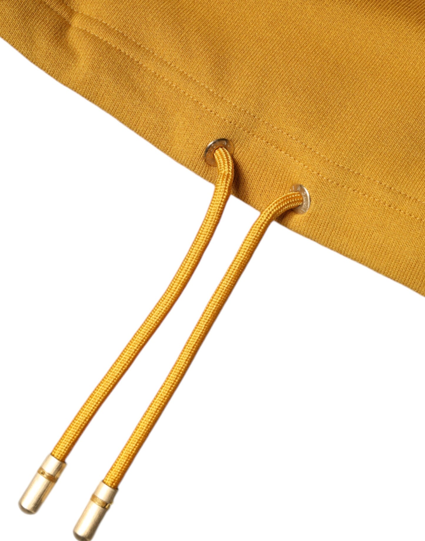 Senfgelbes DG-Sweatshirt mit Kapuze für Herren