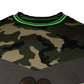 Mehrfarbiger Camouflage-Sweatshirtpullover