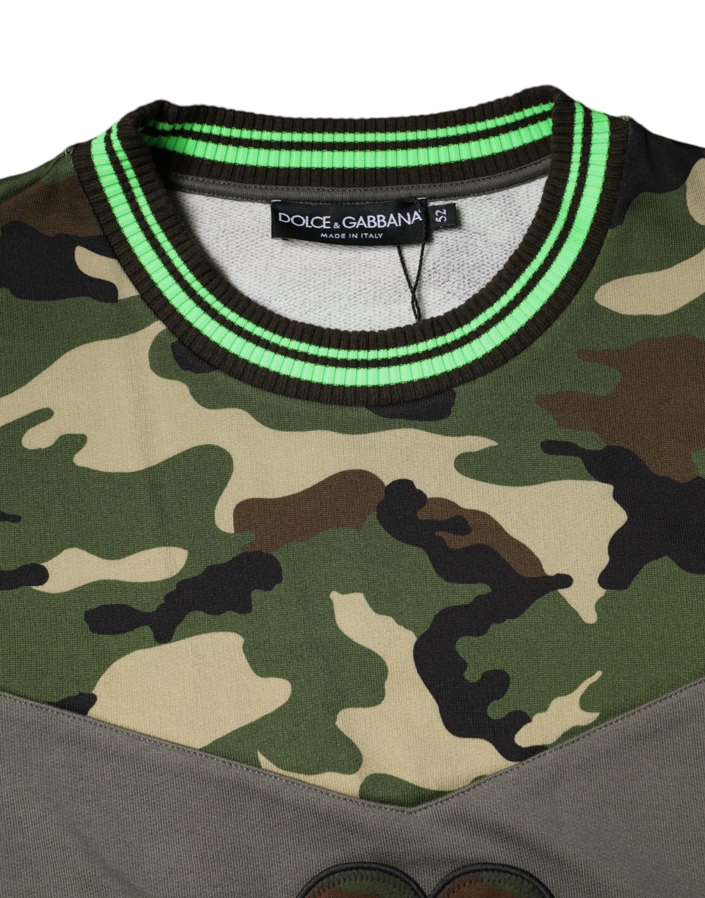 Mehrfarbiger Camouflage-Sweatshirtpullover