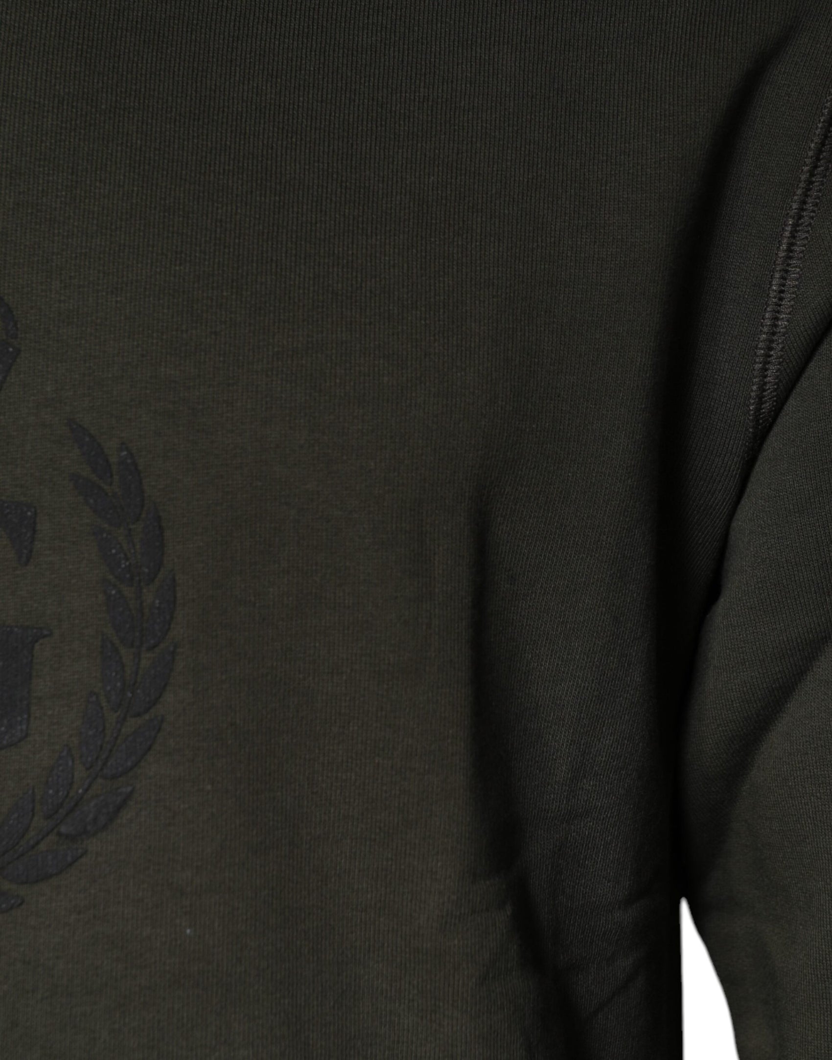 Army Green Crown Baumwoll-Sweatshirt