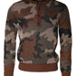 Mehrfarbiger Camouflage-Pullover für Herren