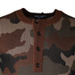 Mehrfarbiger Camouflage-Pullover für Herren