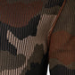 Mehrfarbiger Camouflage-Pullover für Herren