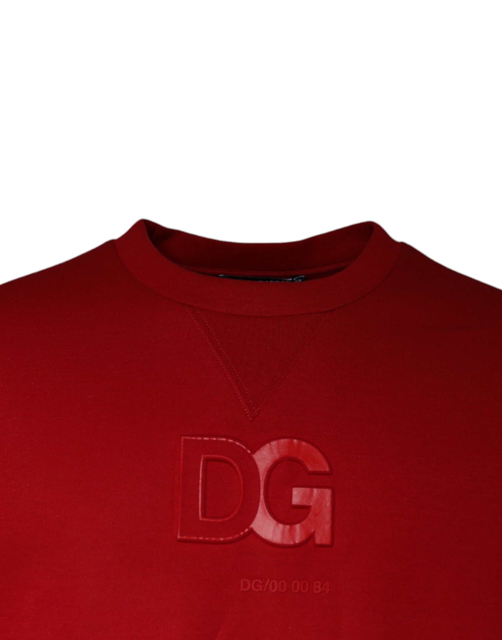 Kastanienbraunes Sweatshirt aus Baumwolle mit DG-Logo