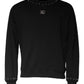 Schwarzes Sweatshirt mit Logo und Nieten