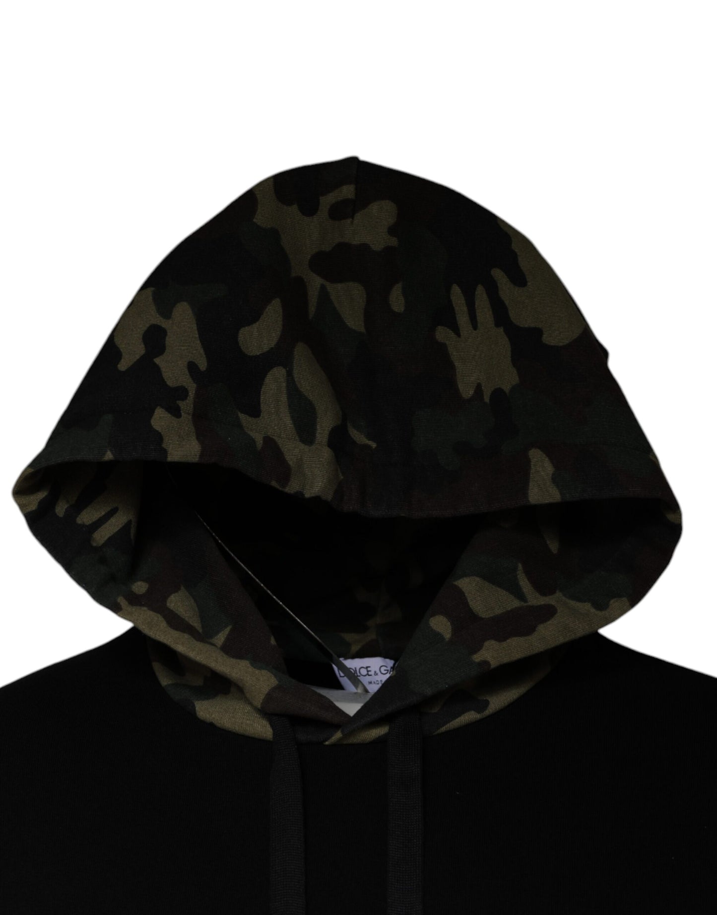 Schwarzer Camouflage Kapuzenpullover