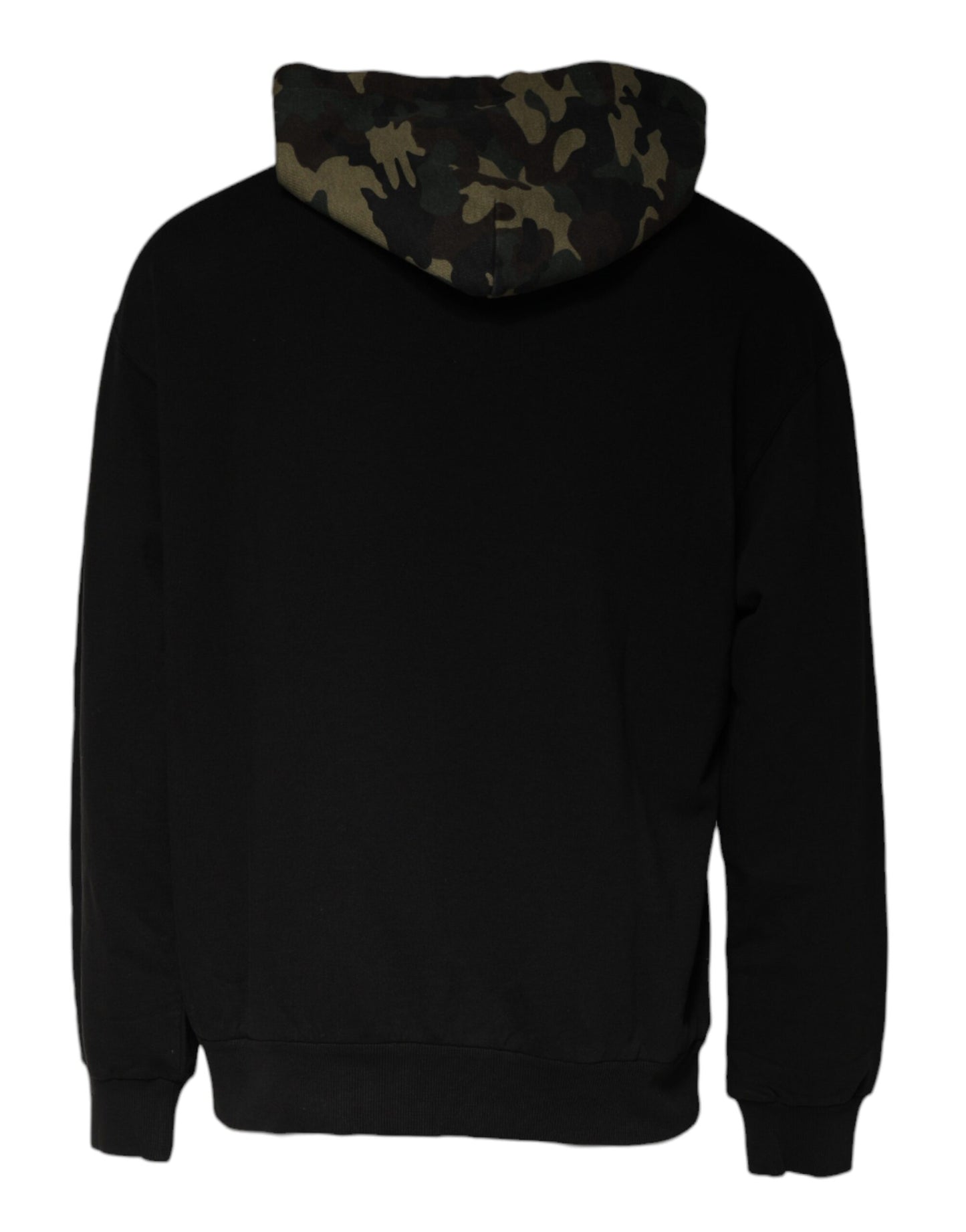 Schwarzer Camouflage Kapuzenpullover
