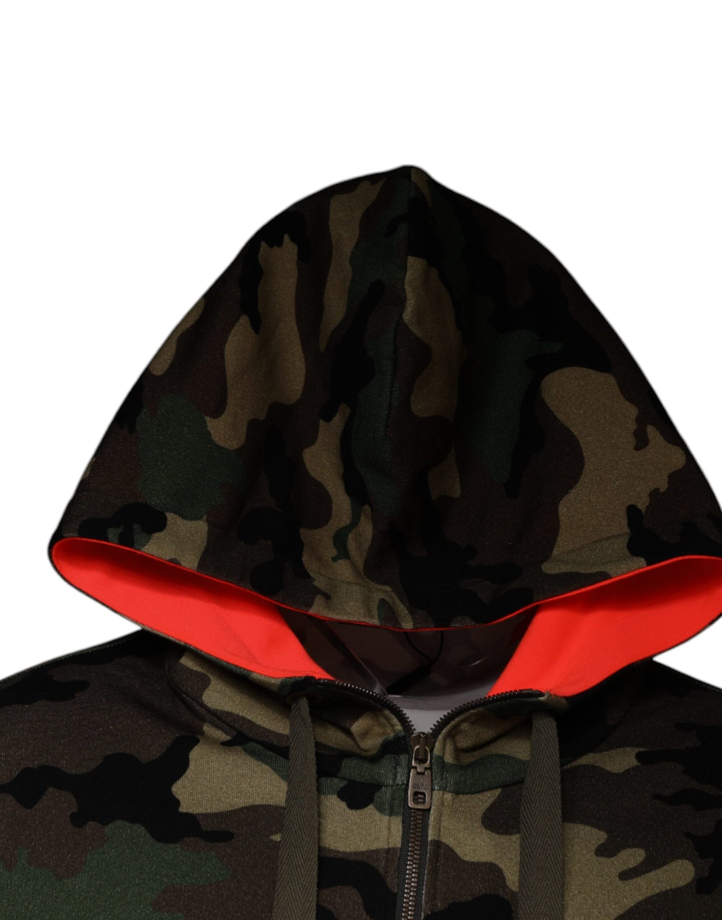 Mehrfarbiger Camouflage-Kapuzenpullover für Herren