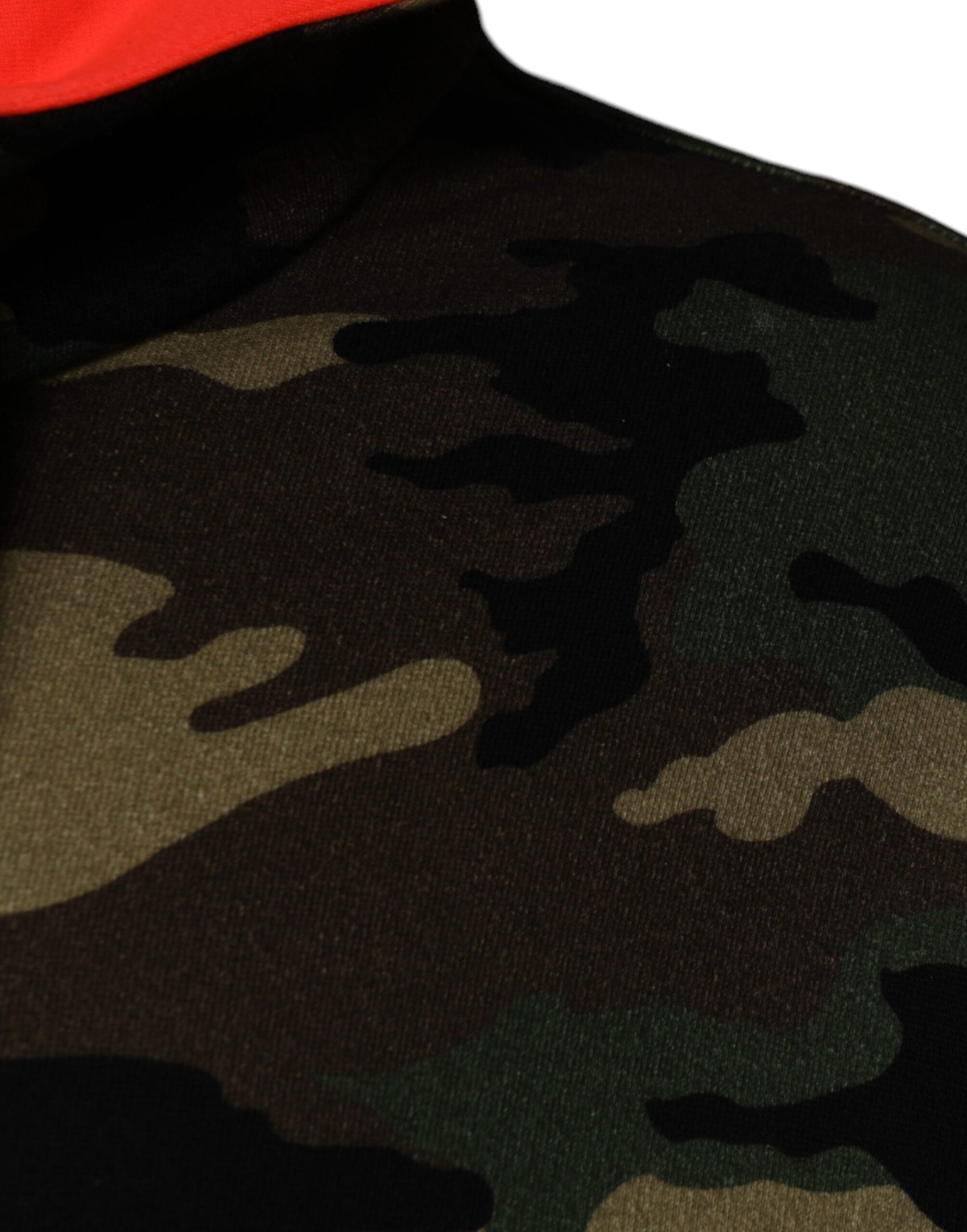 Mehrfarbiger Camouflage-Kapuzenpullover für Herren