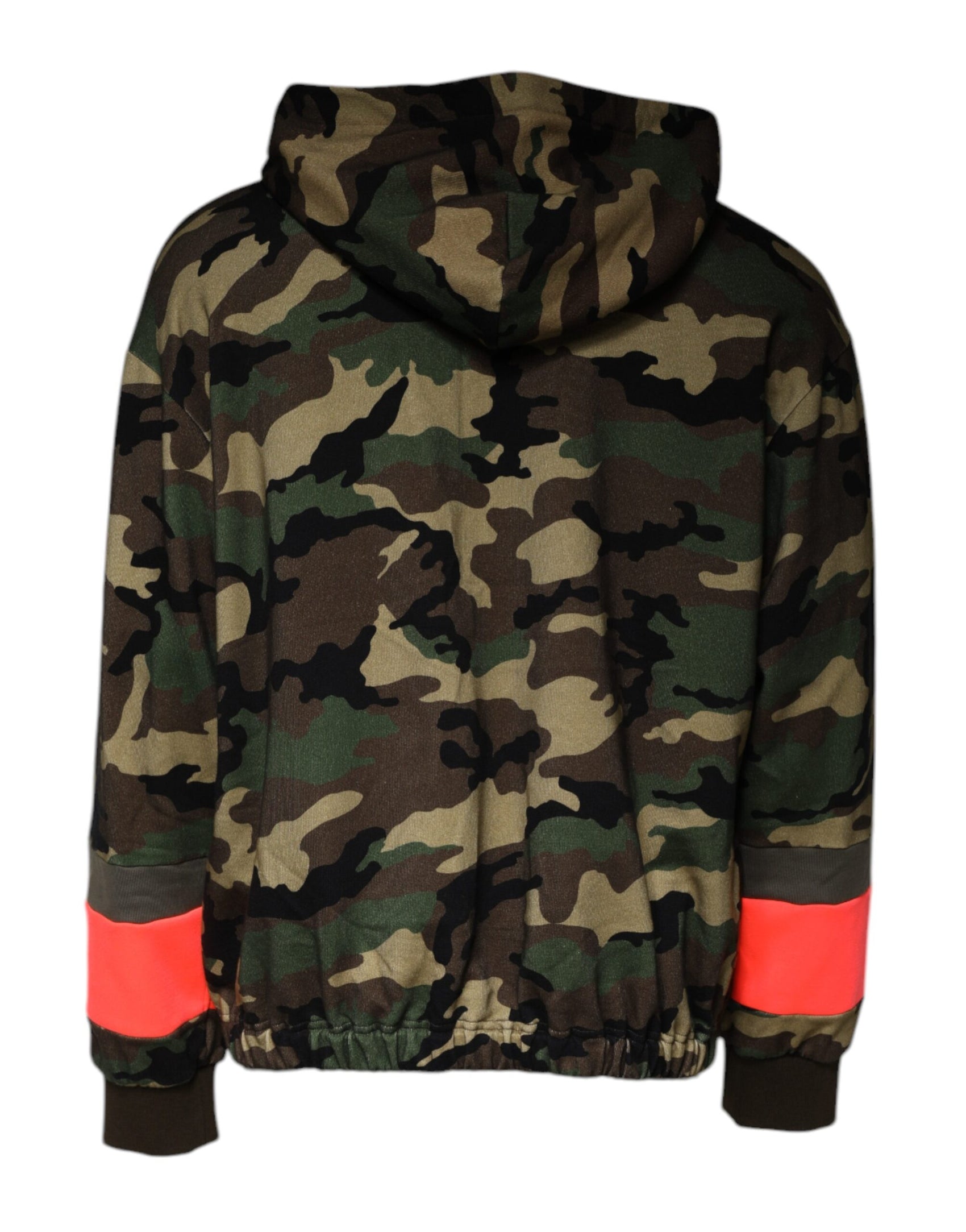 Mehrfarbiger Camouflage-Kapuzenpullover für Herren
