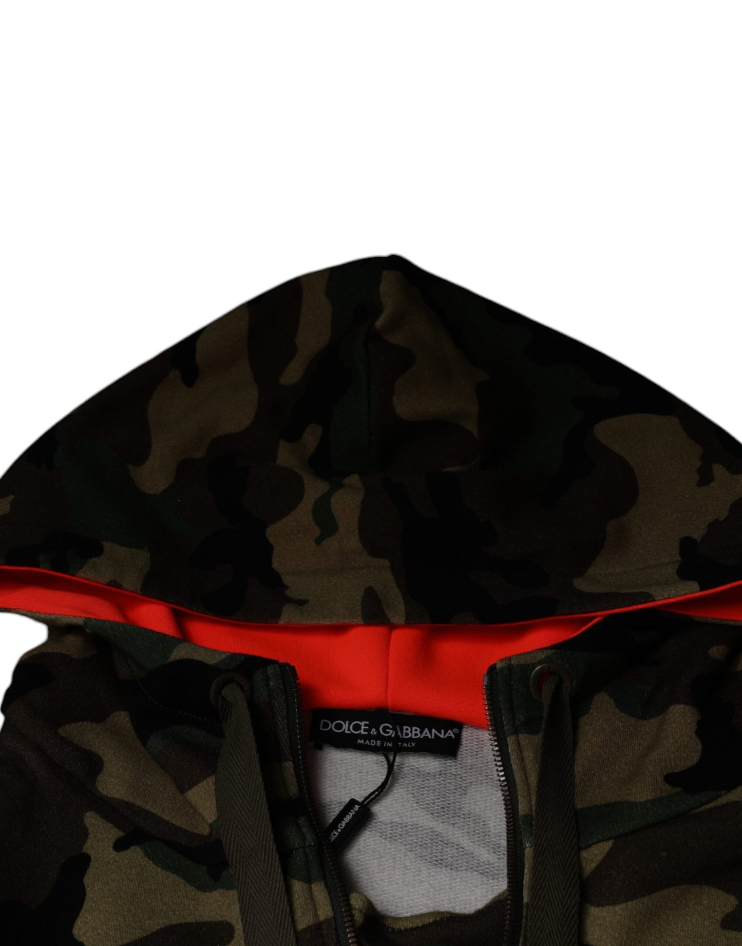 Mehrfarbiger Camouflage-Kapuzenpullover für Herren