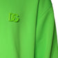 Grüner Logo Kapuzenpullover Herren Sweatshirt Pullover