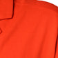 Oranges, lässiges Poloshirt aus Baumwolle mit Knopfleiste