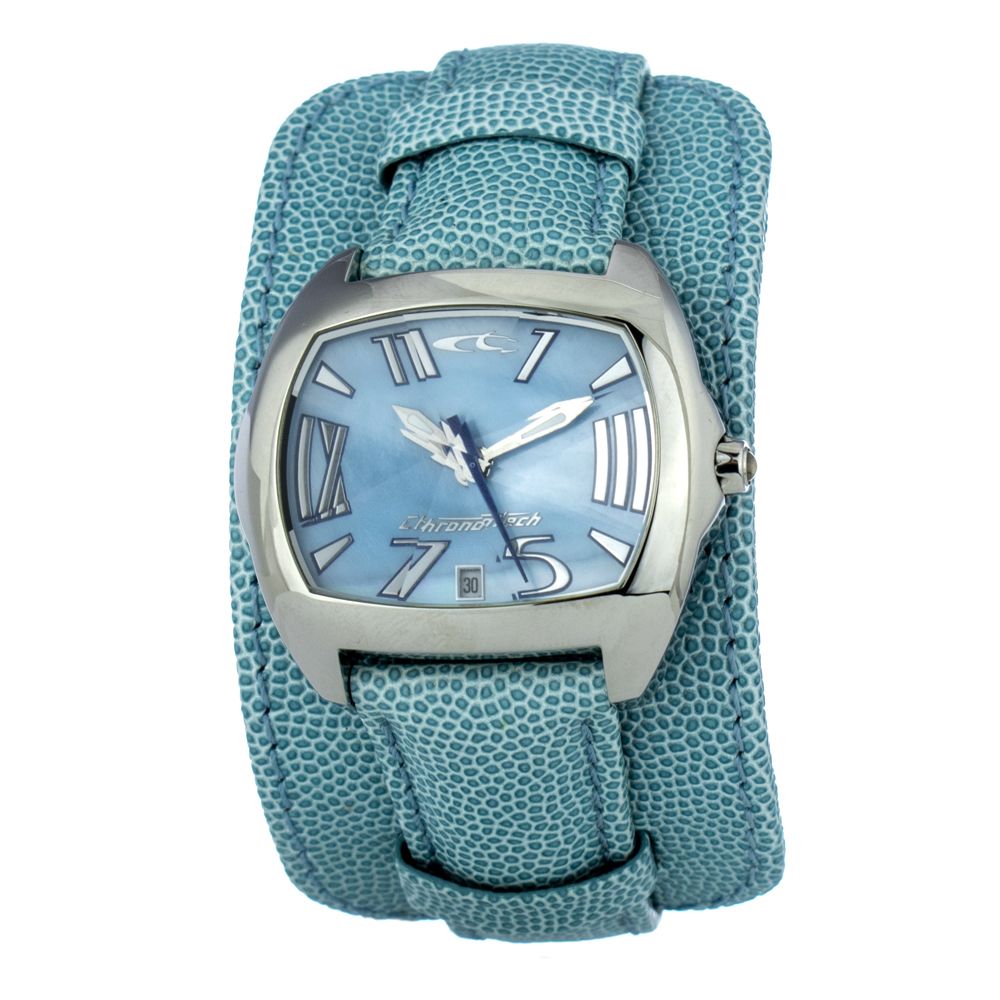 Orologio in pelle blu