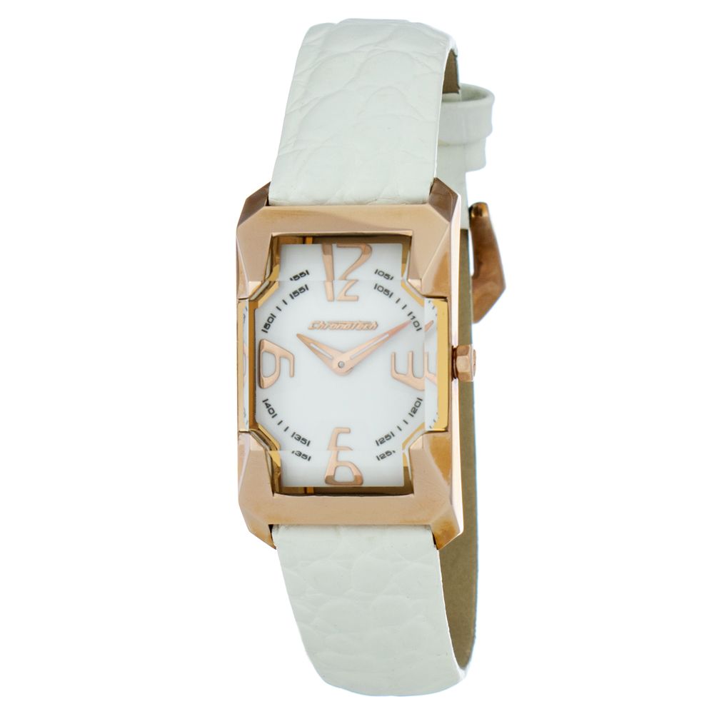 White Leather Watch