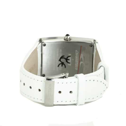 White Leather Watch