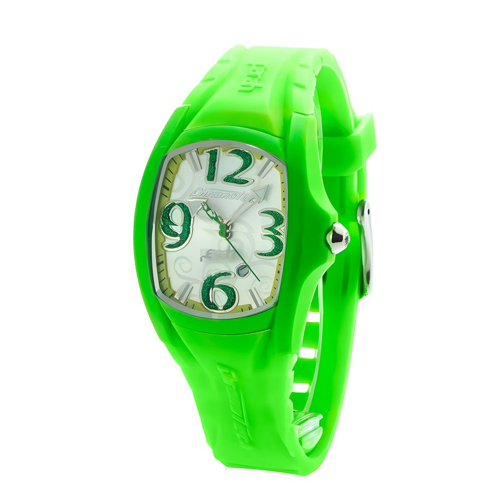 Orologio in gomma verde