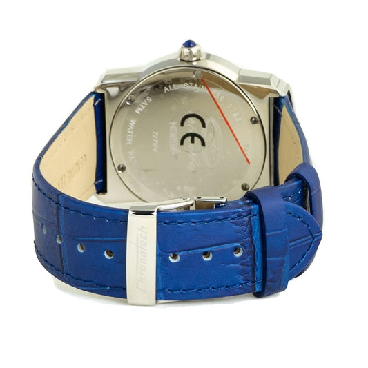 Orologio in pelle blu