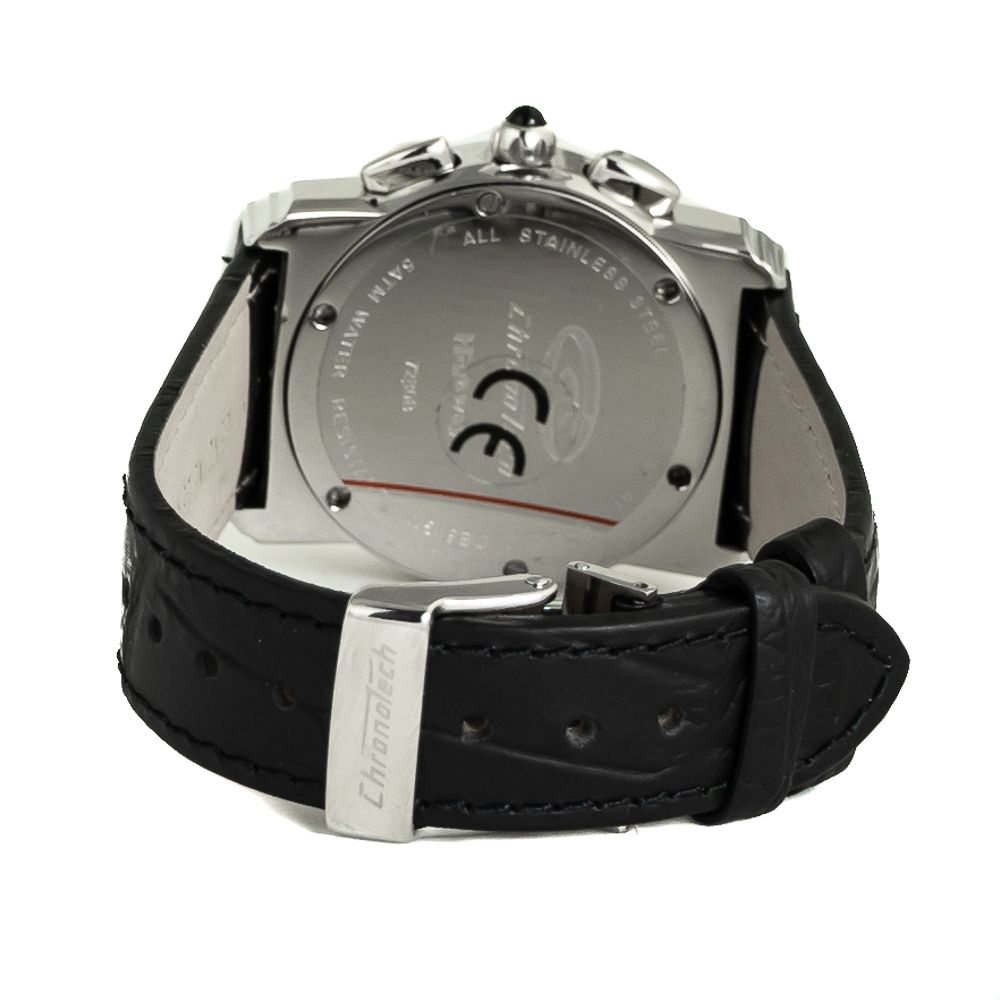 Orologio in pelle nera