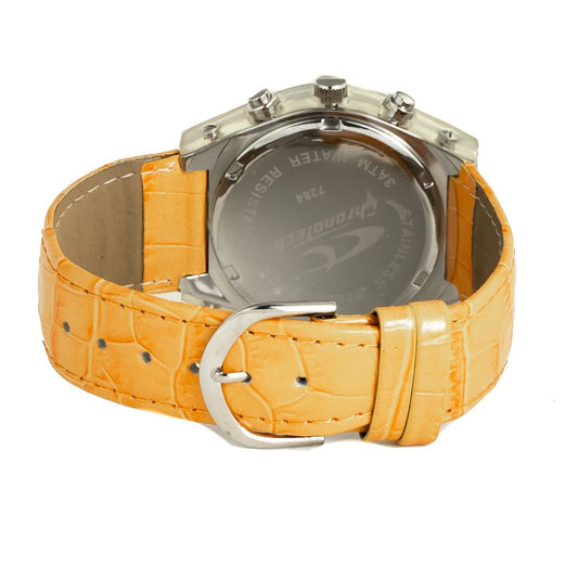 Orange Leather Watch