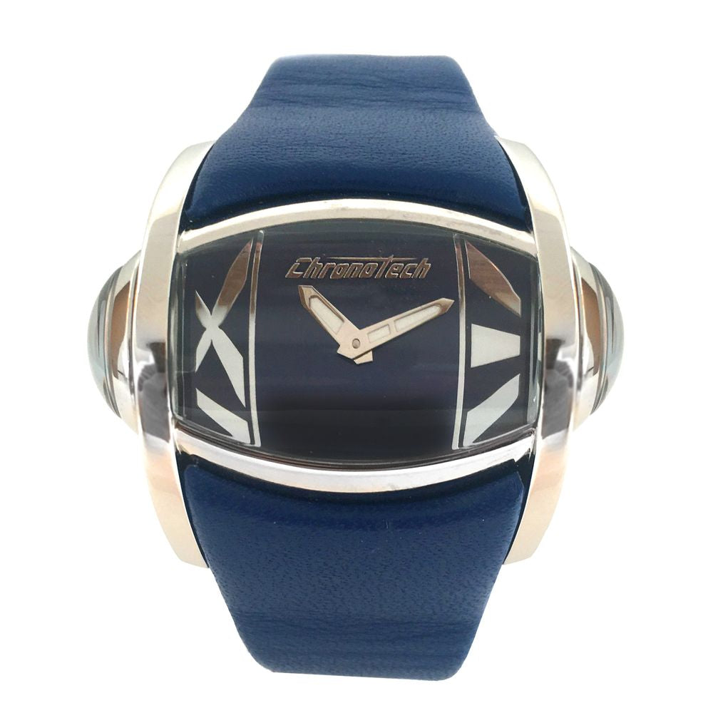 Orologio in pelle blu