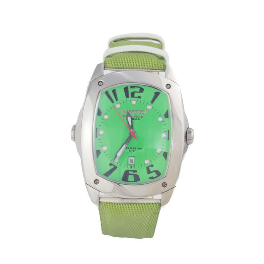 Orologio in pelle verde