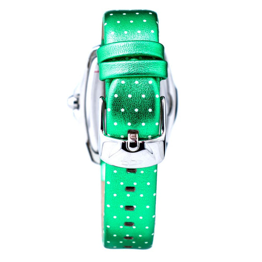 Orologio in pelle verde