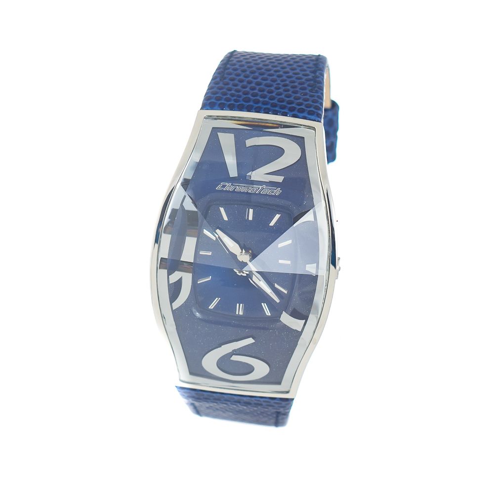 Orologio in pelle blu