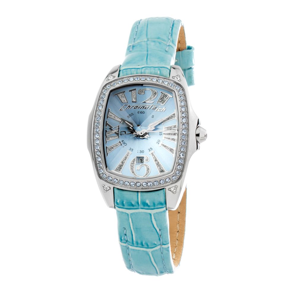 Orologio in pelle blu