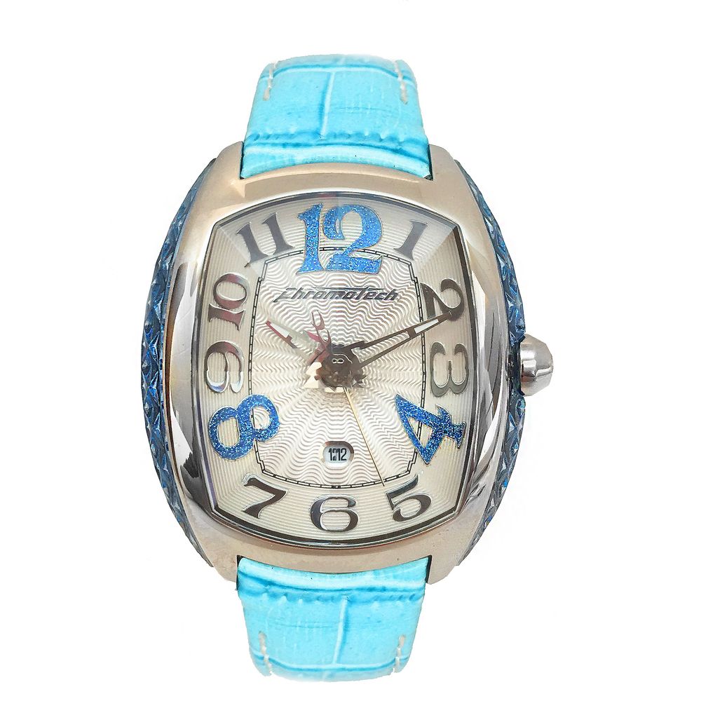 Orologio in pelle blu