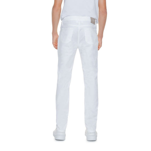 Jeans e pantaloni in cotone bianco